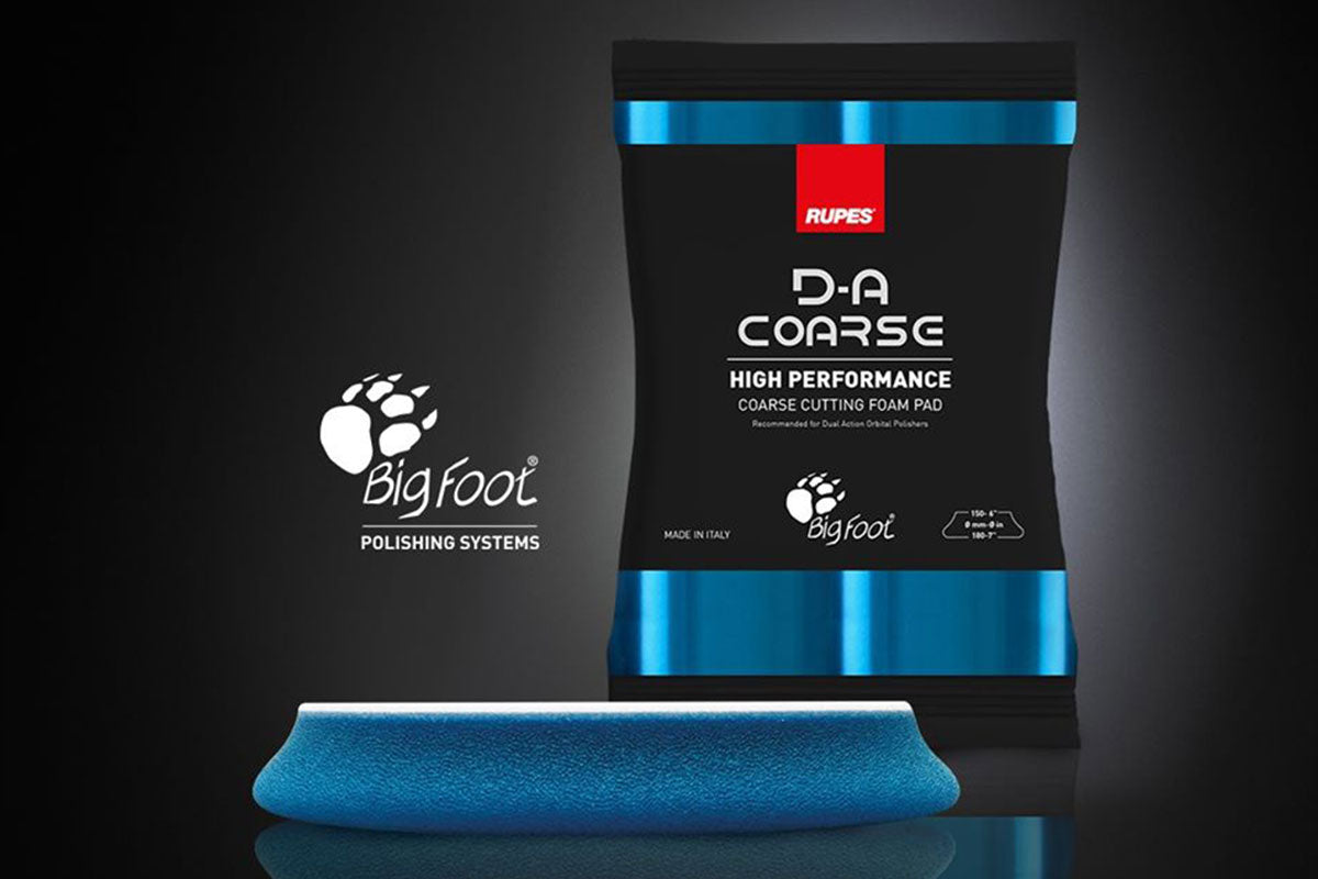 Coarse random orbital foam pad..(Blue) Ø 150 mm (6")