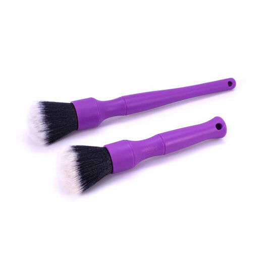 Synthetic Brush Set (Purple Handle) - Small & Large