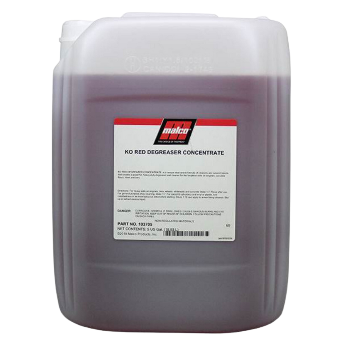 KO Red Degreaser Concentrate 5 Gal