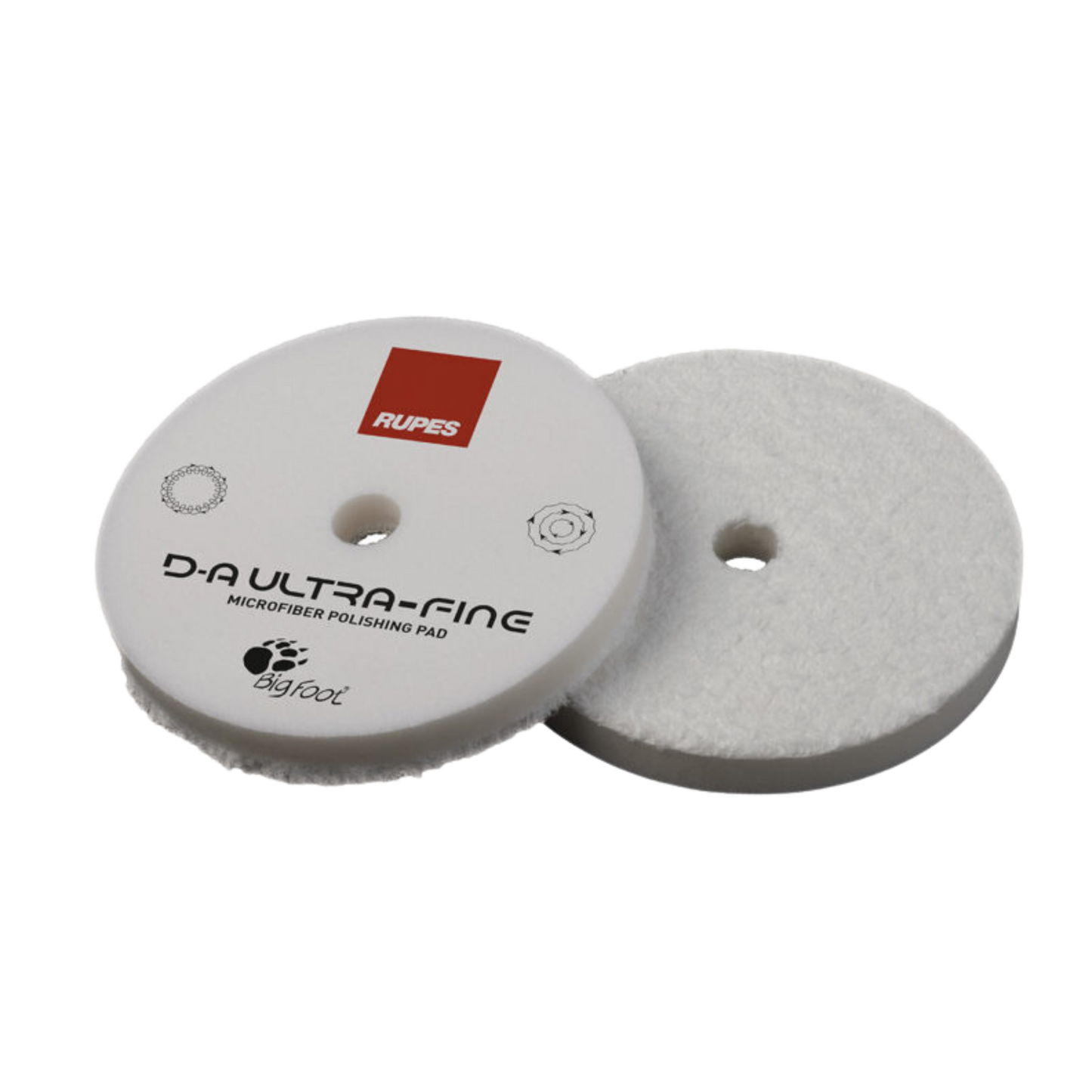 Rupes White Microfiber Pad Finishing 6"