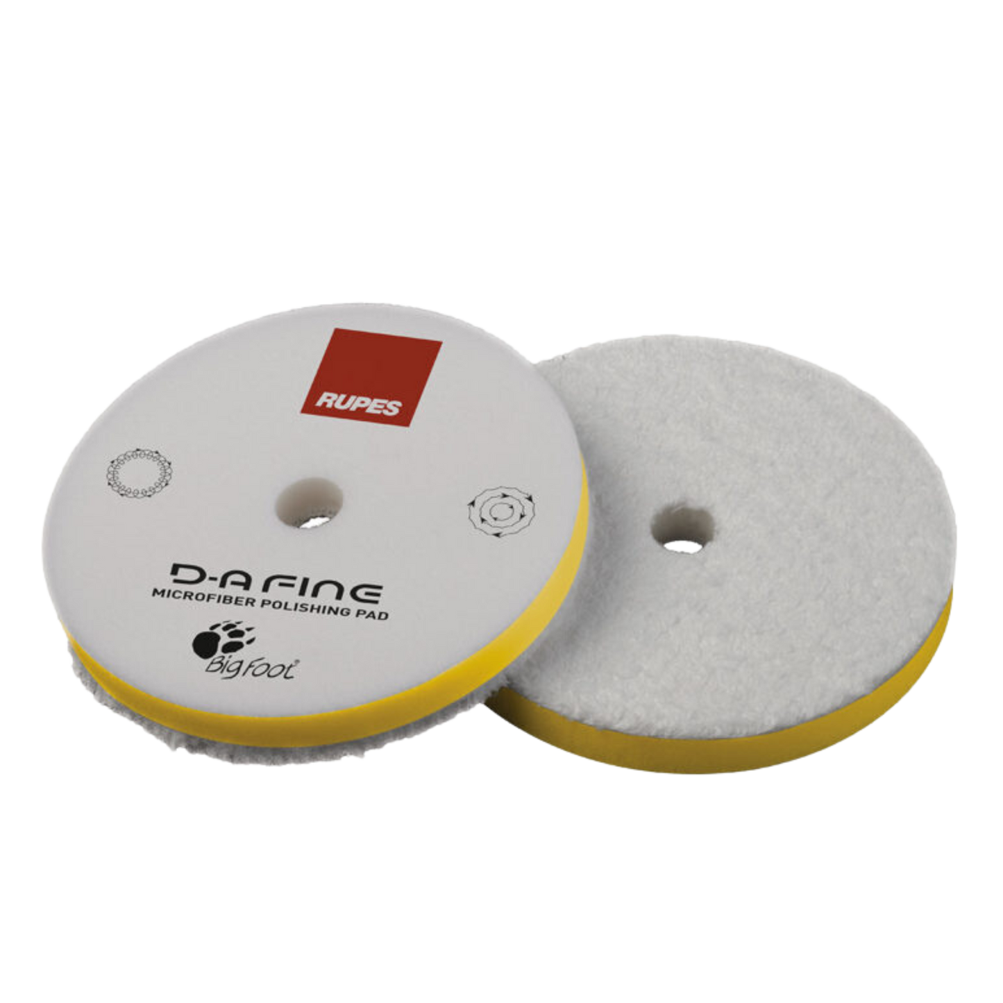 Rupes Yellow Microfiber Pad Medium 5"