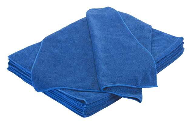 SOFTOUCH POLISHING/DRYING, 18X25, dual sided Navy blue, Prem. 440GSM,,10 bags/ Package ..