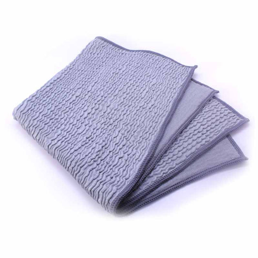 Dark Gray Glass Microfiber Towel 16" x 16"