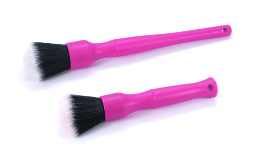 Synthetic Brush Set (Pink Handle) Small & Large