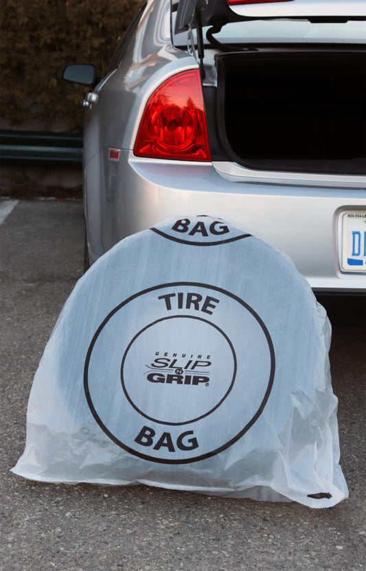 Slip N Grip Standard Tire Bag White 36" x 40" 100/box