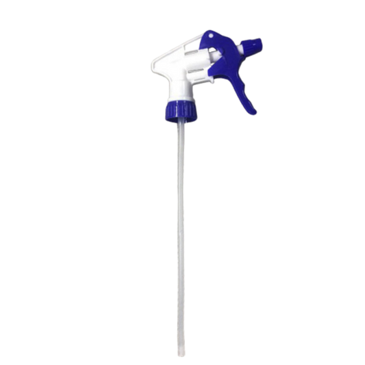 Blue/Wht Chemical Resistant Triggers Adjustable Spray Nozzle