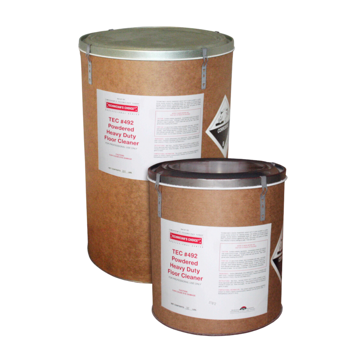 Powdered Orange Concrete Floor Cleaner 50 Drum Pro Detail