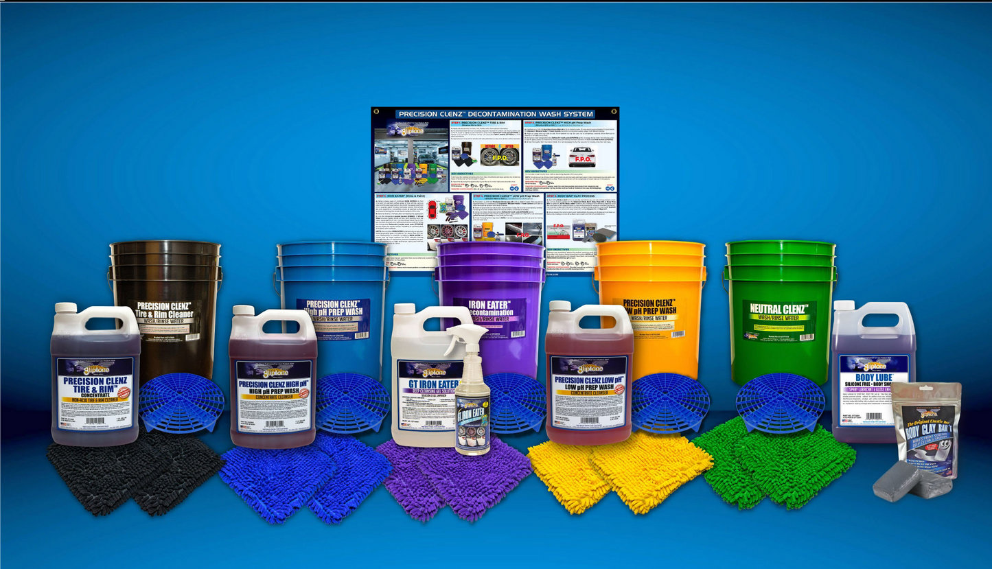 PRECISION CLENZ DECONTAMINATION WASH SYSTEM, 28 PCS .. Pro Detail