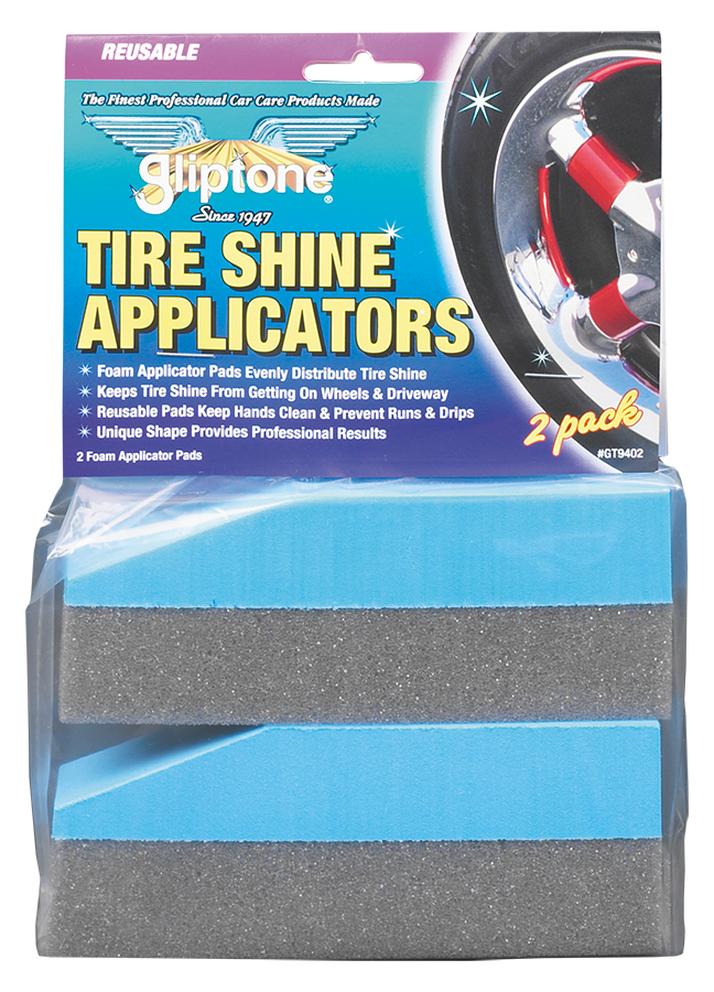 TIRE SHINE APPLICATORS 2PK.. Pro Detail