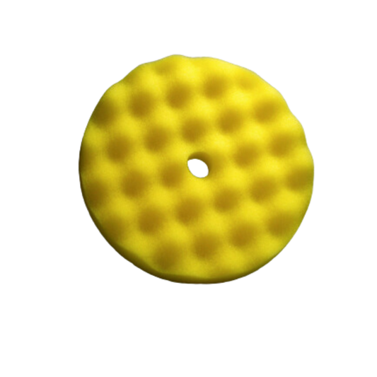 Yellow Waffle Pad 8" Heavy Cut